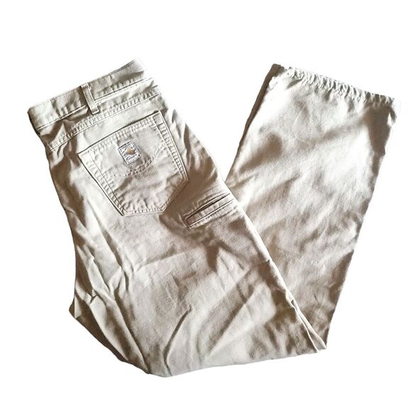 Carhartt Fire Resistant Cat 2 Original Fit FR Tan Work Pants Men's 38 X 34 - Picture 3 of 15